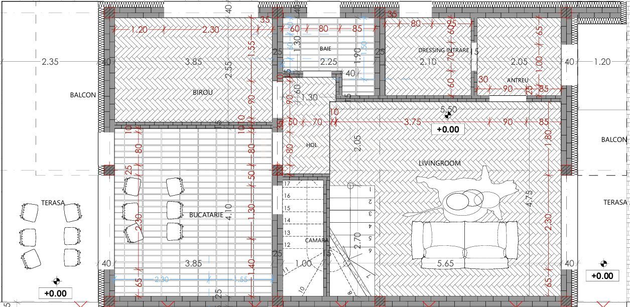 Casă individuală cu 3 dormitoare, curte și terase, Florești - Poză 1