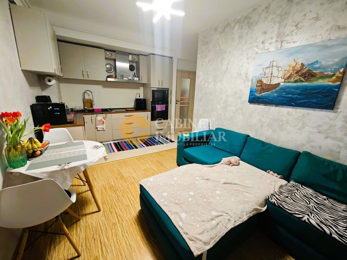 3 camere - mobilat & utilat - finisaje PREMIUM - parcare privată - Poză 3