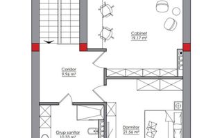 Vânzare, townhouse, 3 nivele, 6 camere, str. Salcîmilor, com. Stăuceni - Poză 14