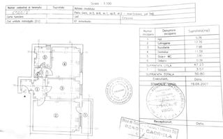 2 camere decomandat Piata Garii -etaj 2- centrala 50mp - Schiță 8