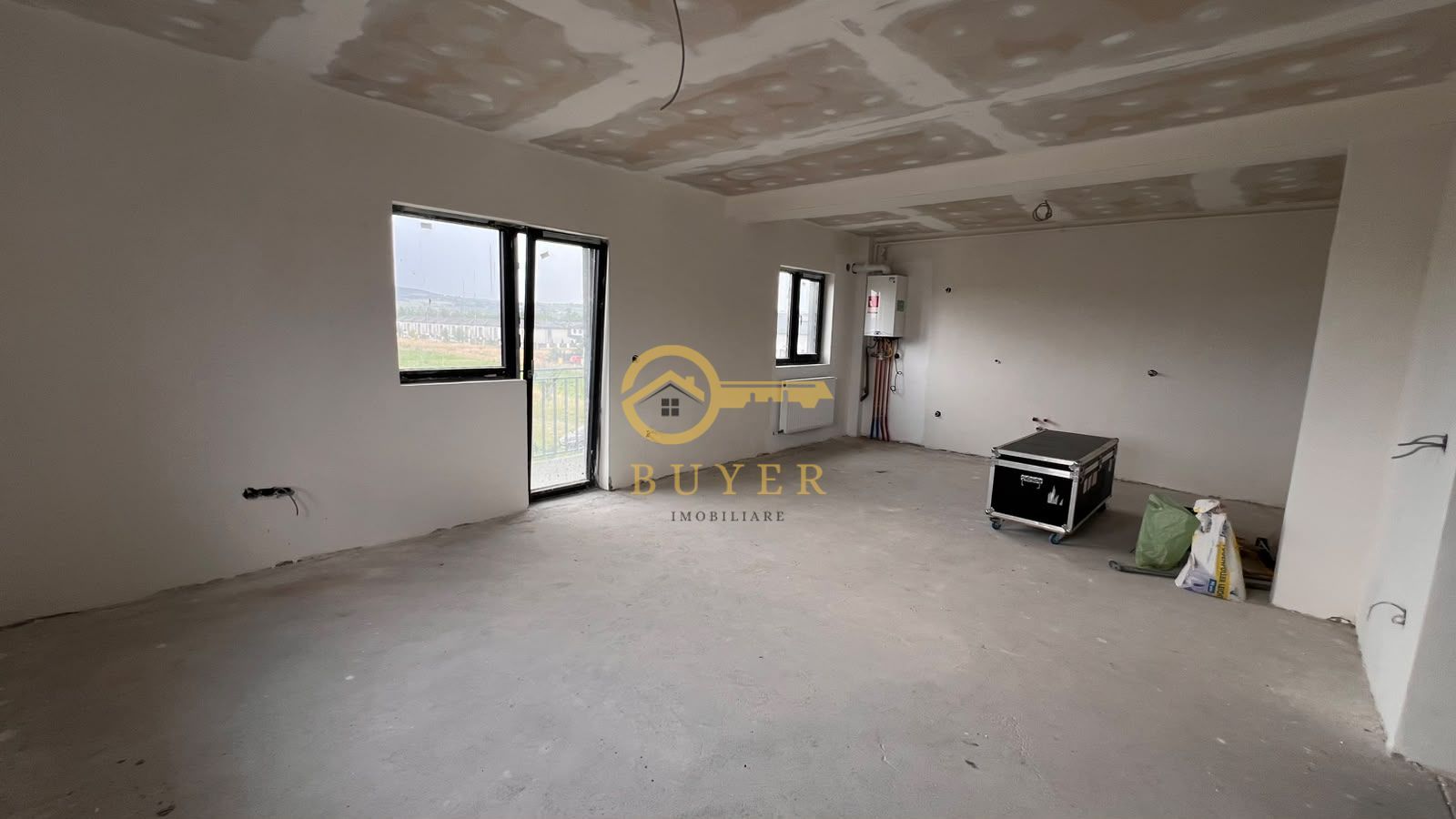 Apartament spatios cu 2 camere- Etaj 2, balcon, Selimbar - Poză 1