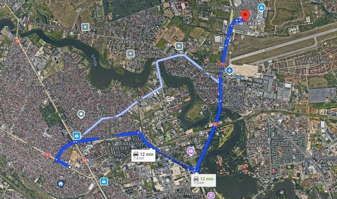 Apartament 4 camere - 3 dormitoare in Zona Urbana Bucurestii Noi - Poză 9