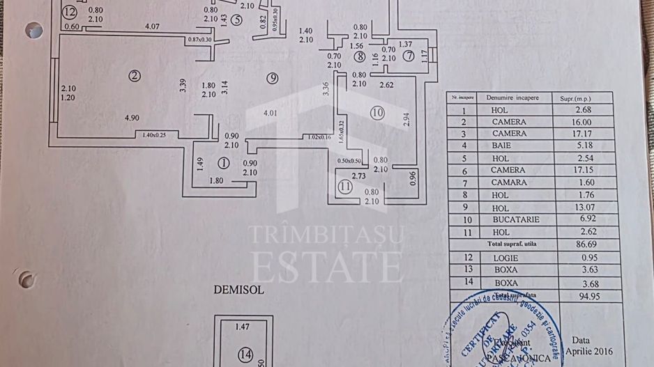 Zona C Calarrasilor ,apartament în imobil interbelic - Poză 18