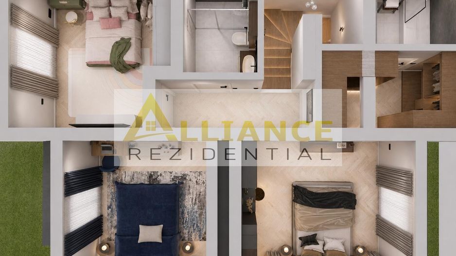 Casa Individuala - 4 camere - 3 bai - 355mp teren - Poză 34