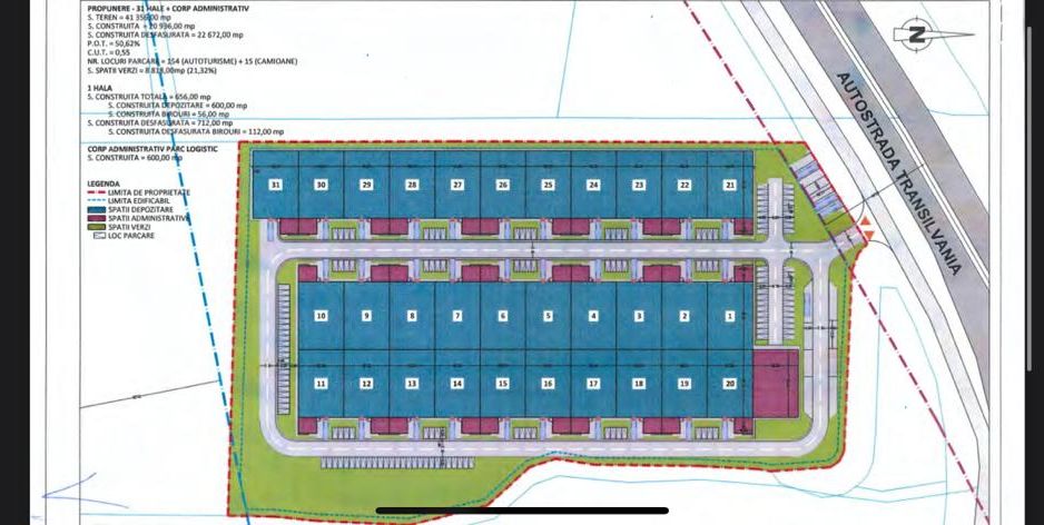 Terenuri Investitie 43485 mp Ungheni-Mures / Autostrada - Poză 10