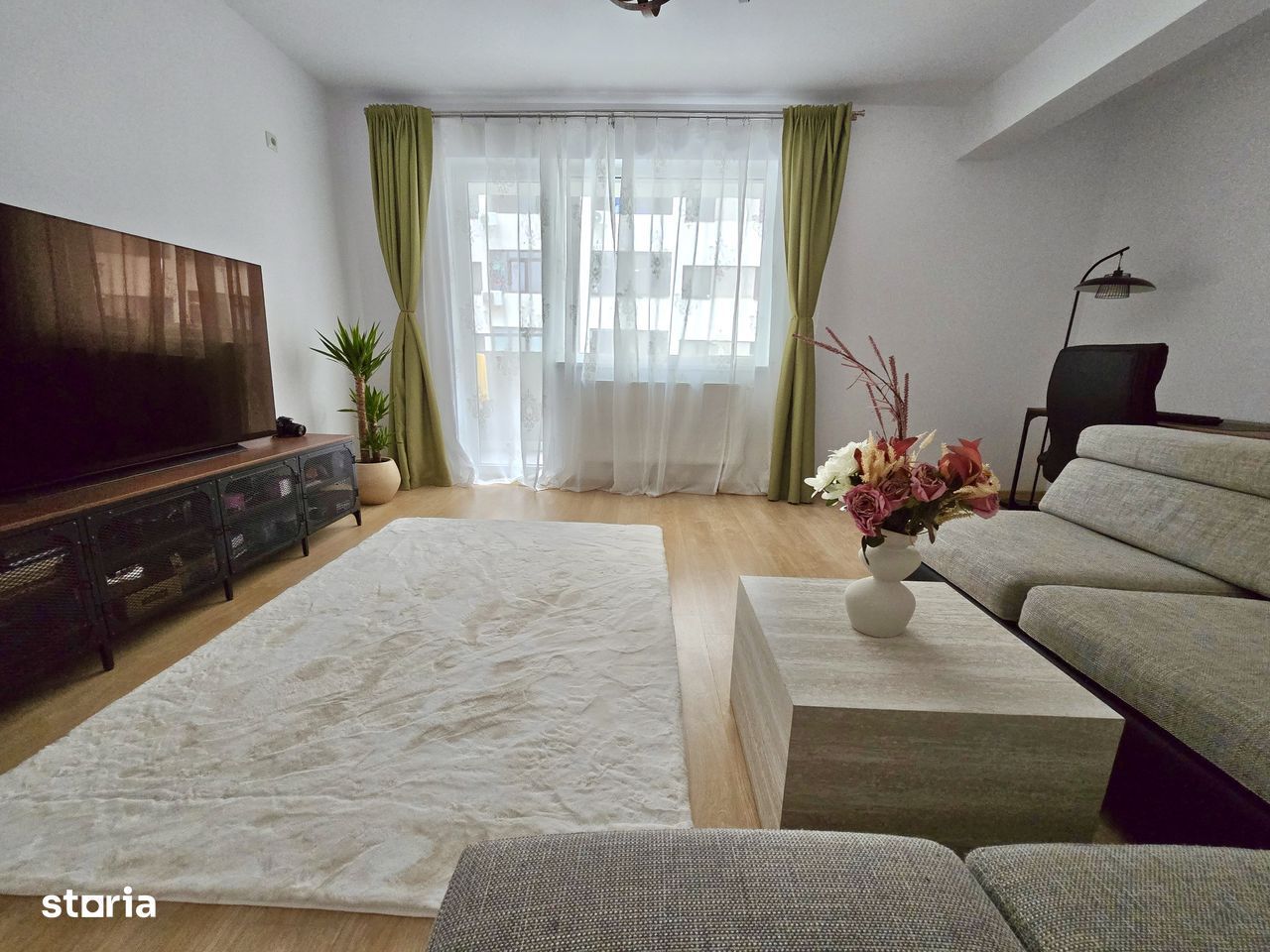 Apartament 2 camere Chiajna nou utilat cu parcare inclusa etaj 1 60 mp - Poză 2