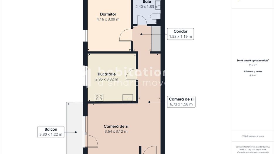 Apartament luminos cu 2 camere și terasă, gata de mutat, zona Aradului - Poză 20