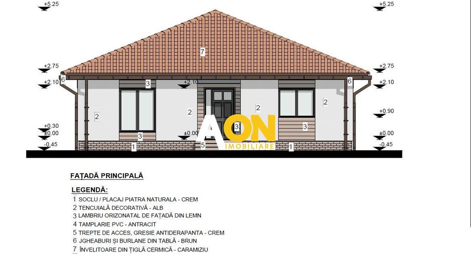Teren 600 mp, proiect casă 4 camere + autorizație și utilități, Ciugud - Poză 4