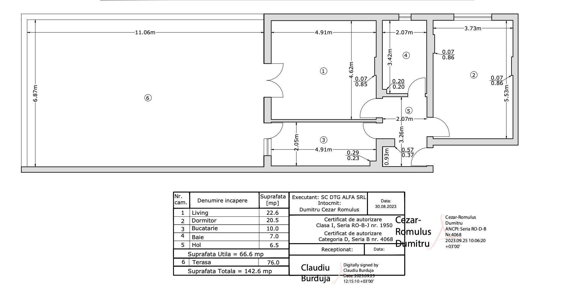 2cam.dec.total-67mp+terasa-76mp,mut.imed, 12min metrou D. Leonida - Poză 2
