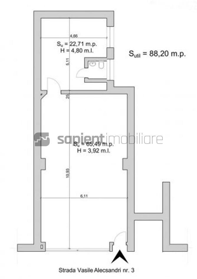 Spatiu comercial ultracentral, Vasile Alecsandri - Poză 5