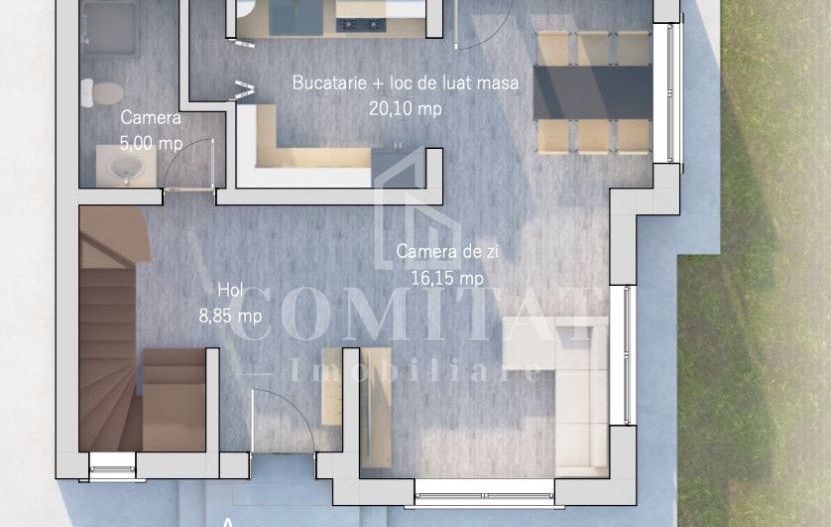 Casă individuală finalizată zona Profi Porii - Poză 7