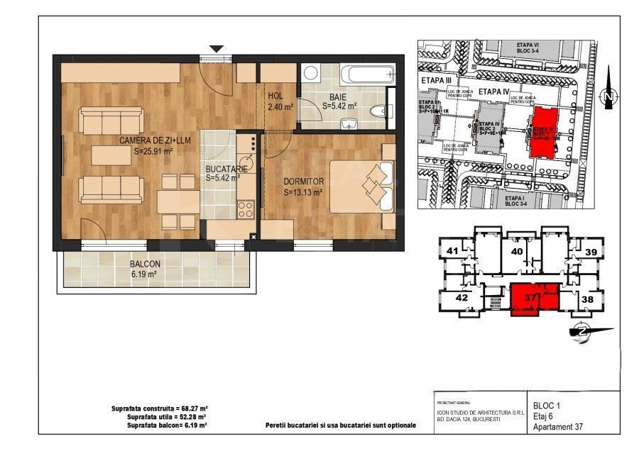 Vânzare, apartament, 2 camere, zona Tractorul, Brașov - Poză 9