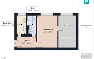 Apartament cu 2 camere la parter în Vlaicu - Poză 13