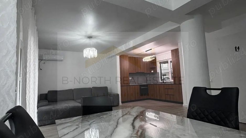 Vilă 4 camere de închiriat, 3 dormitoare cu băi proprii, complex rezidențial înc - Poză 1