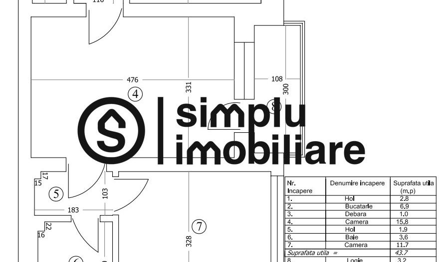 Apartament 2 camere Nanterre et 1/4 - Schiță 8