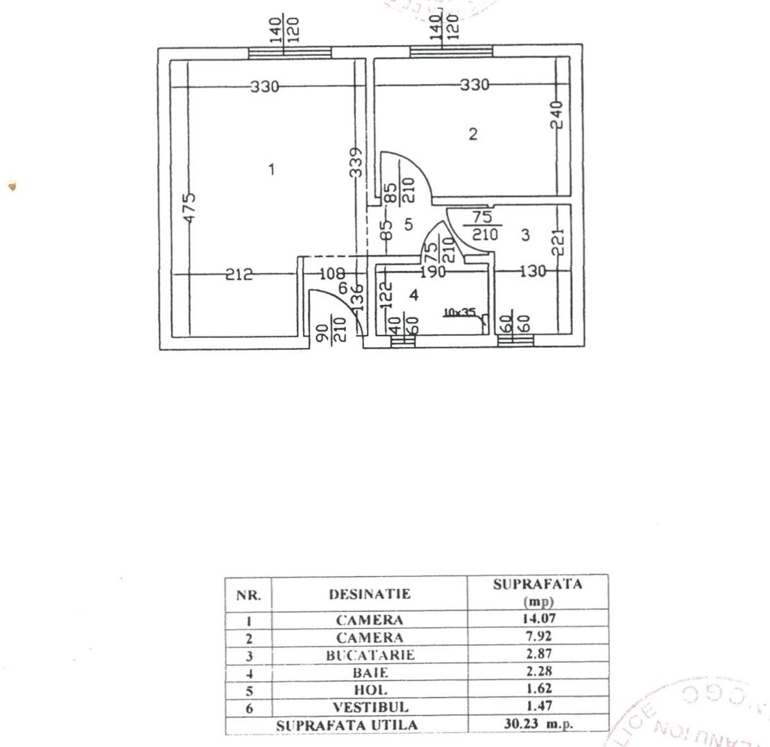 RAHOVA - Aleea Pricopan | 2 Camere Gata de Mutat sau Investiție - Schiță 2