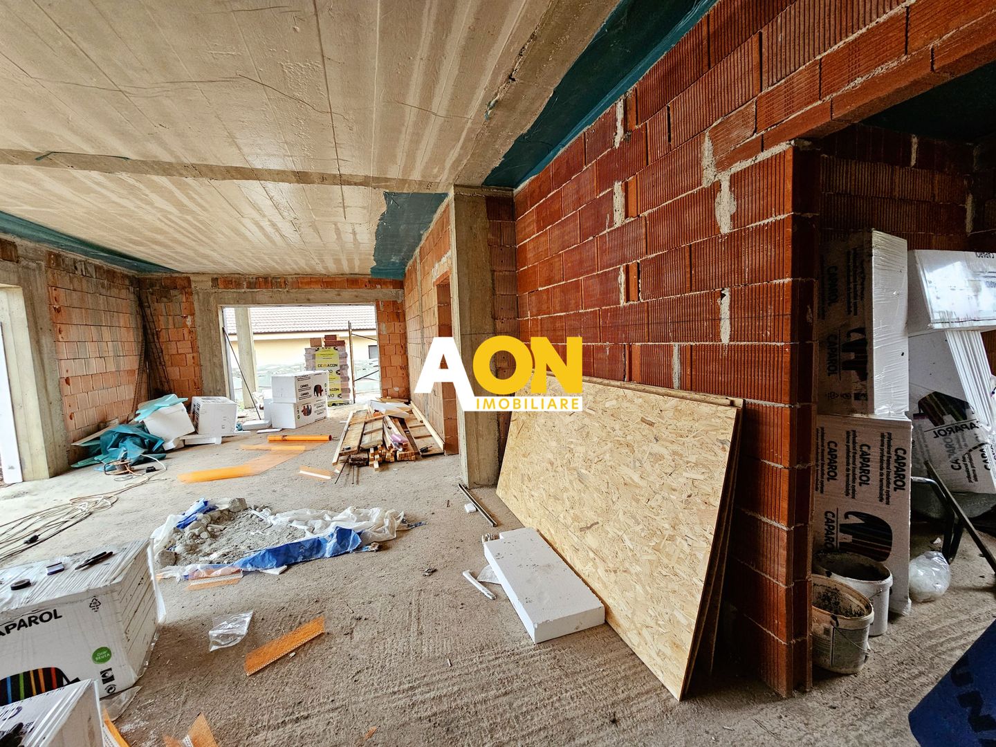 Casa nouă 123 mp utili, semifinisată, 535 mp teren, pod mansardabil - Poză 5