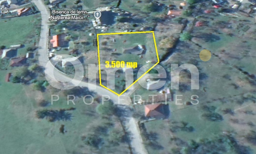 Teren 3.500 mp Lăschia, cu Casă Renovată lângă Biserica de Lemn – Panoramă 360° - Poză 1