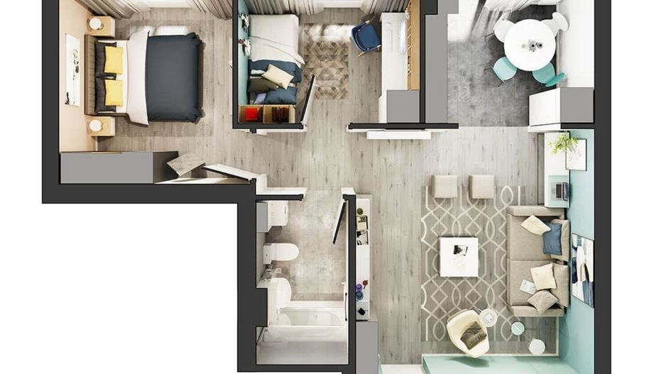 Vanzare apartament 3 camere in HILS Pallady cu parcare , 3 minute metrou - Poză 8