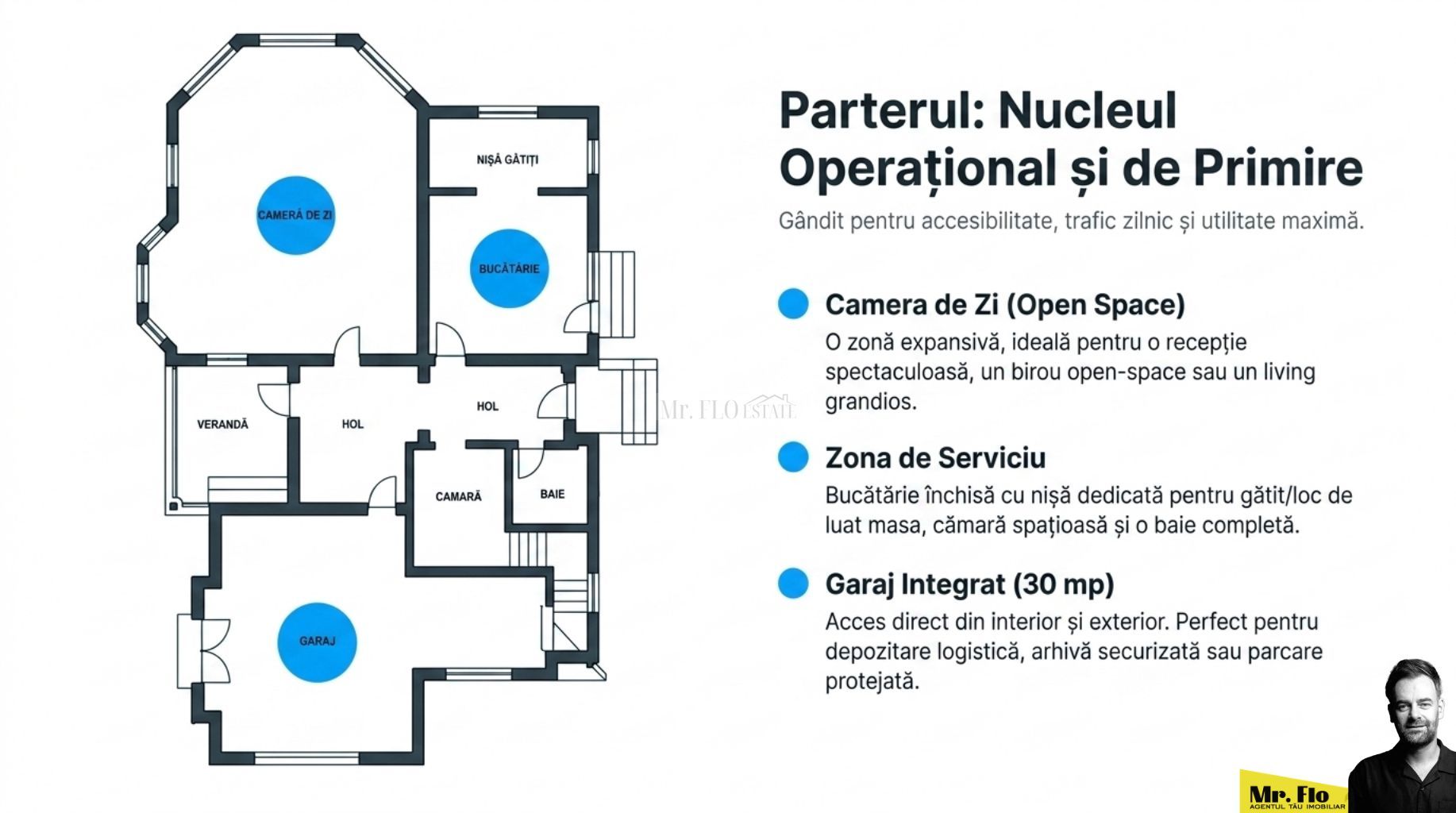 Casă spațioasă cu 5 camere 200 mp - Ideală pentru Familie sau Birouri - Poză 4