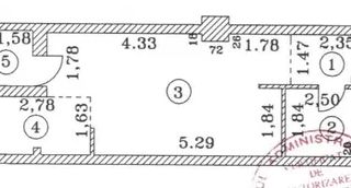 DE VANZARE GARSONIERA 36 MP MODERNA  PRELUNGIREA GHENCEA | DECOMANDATA - Schiță 5