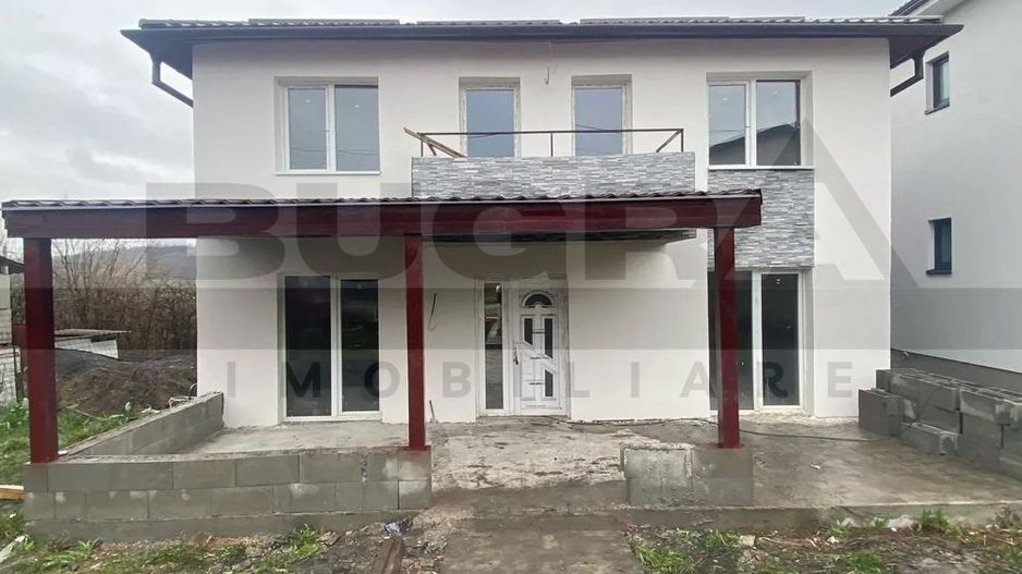 Casa moderna de 150mp, teren 400mp, semifinisata, Apahida - Poză 2