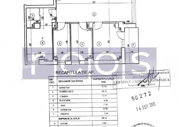 OCAZIE VANZARE APARTAMENT BANEASA 4 CAMERE | 99 MP | - Schiță 22
