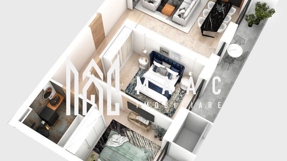 Apartament 3 camere | Decomandat | Balcon | Doamna Stanca - Poză 2