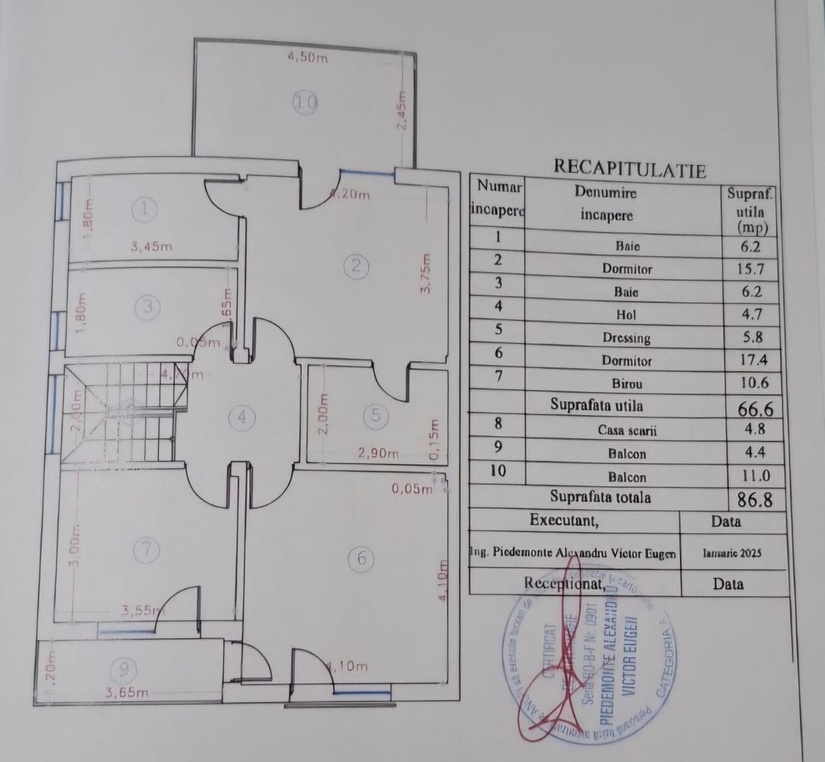 Casă modernă 2025 | Pantelimon, Ilfov | 175,6 mp | Teren 333 mp - Poză 29