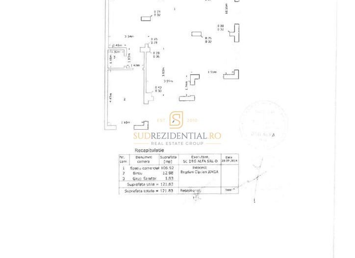 Spatiu comercial 121.83 mp,trafic intens,pozitionare excelenta,Popesti - Schiță 8