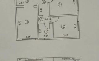 Apartament 2 camere – Crângași | 400 m metrou - Schiță 11