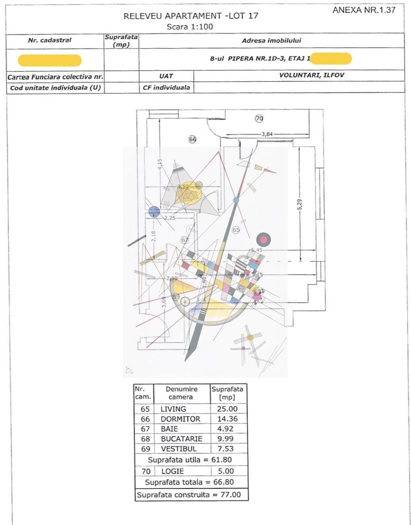 Apartament cu 2 camere de vanzare - Schiță 8