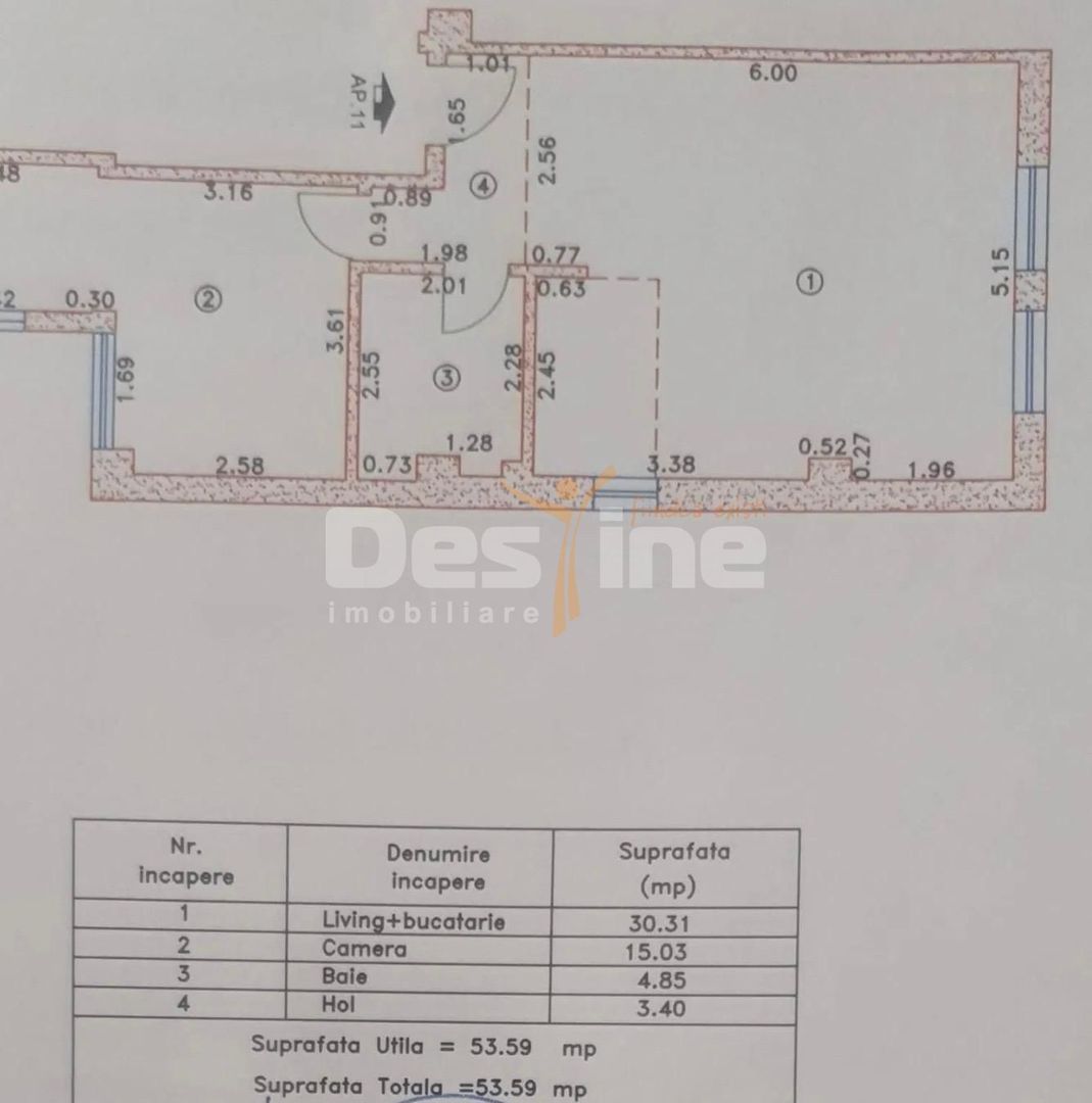 APARTAMENT 2 CAMERE DECOMANDAT RENOVAT - Poză 5