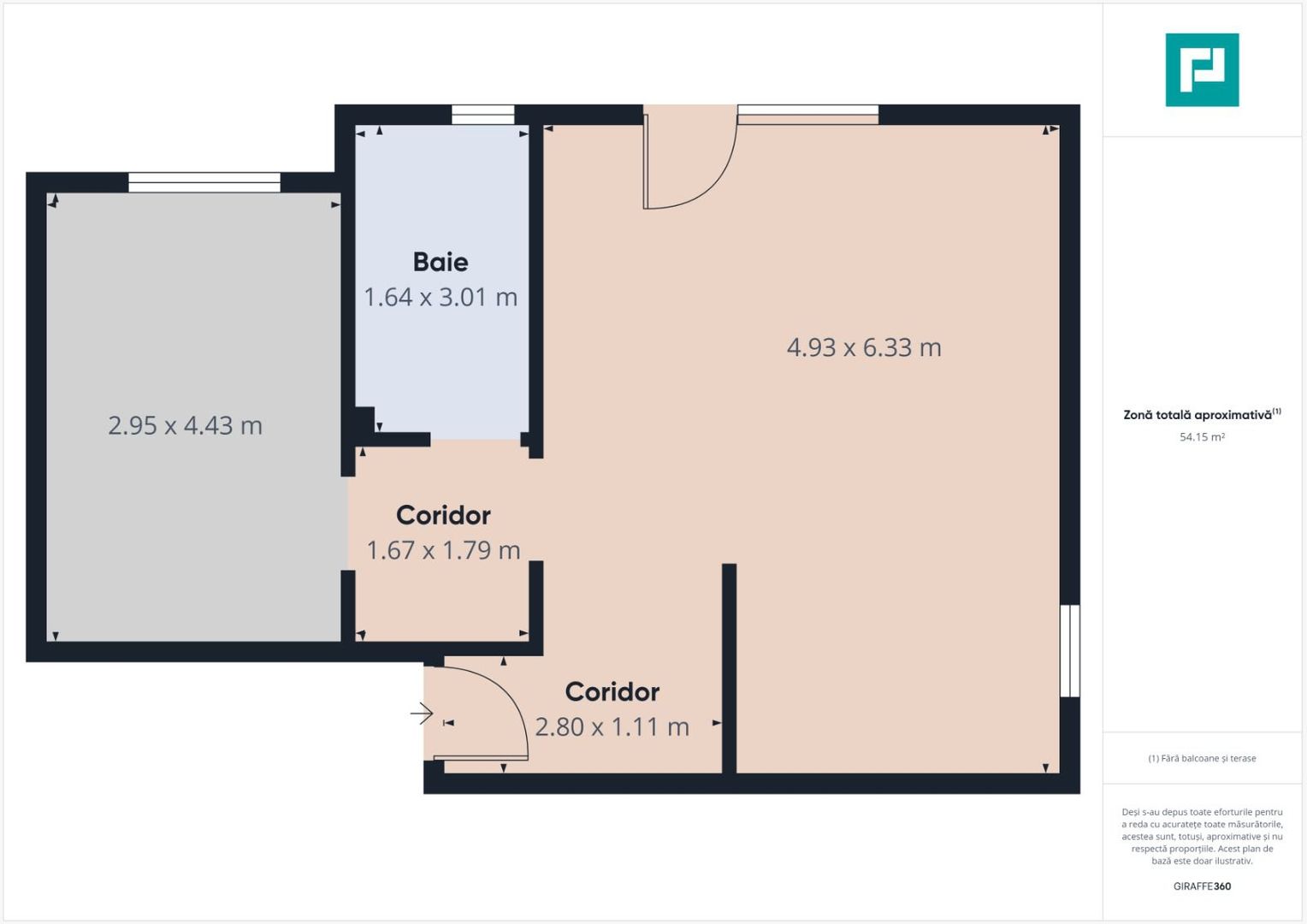 Apartament cu două camere în Giroc - Poză 6