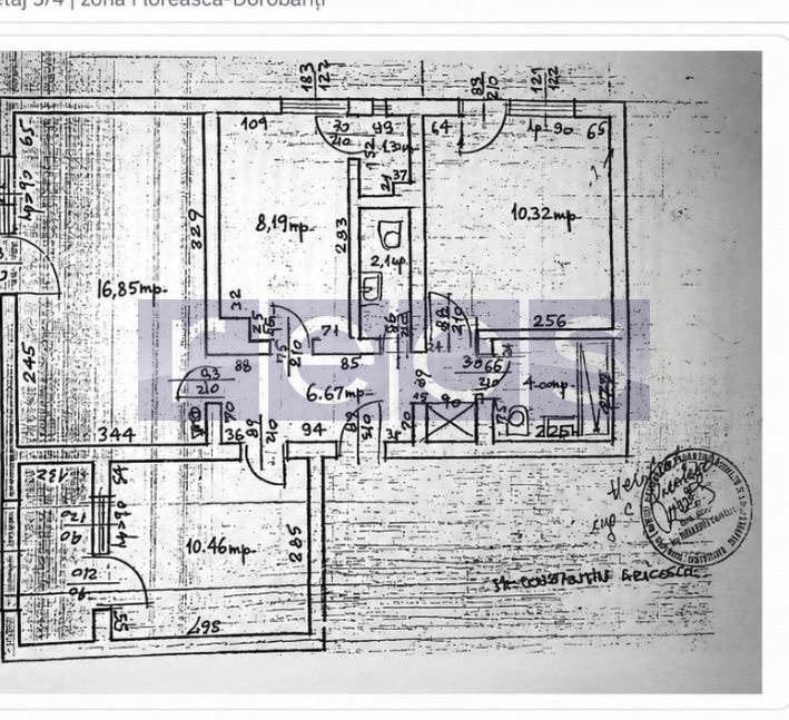 De vânzare apartament 3 camere Dorobanți -Radu Beller 2 Bai  Bloc 1986 - Poză 11