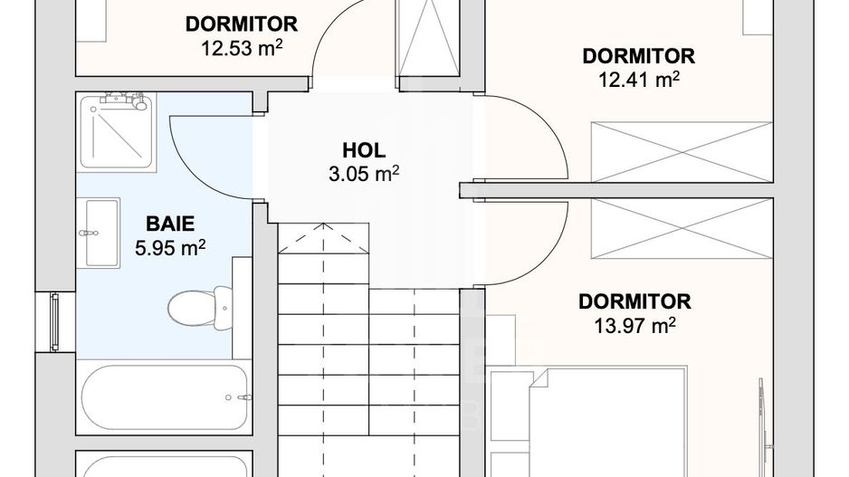 Casa individuala-4 camere |120 mp utili | teren 476mp | Sura Mica - Poză 7