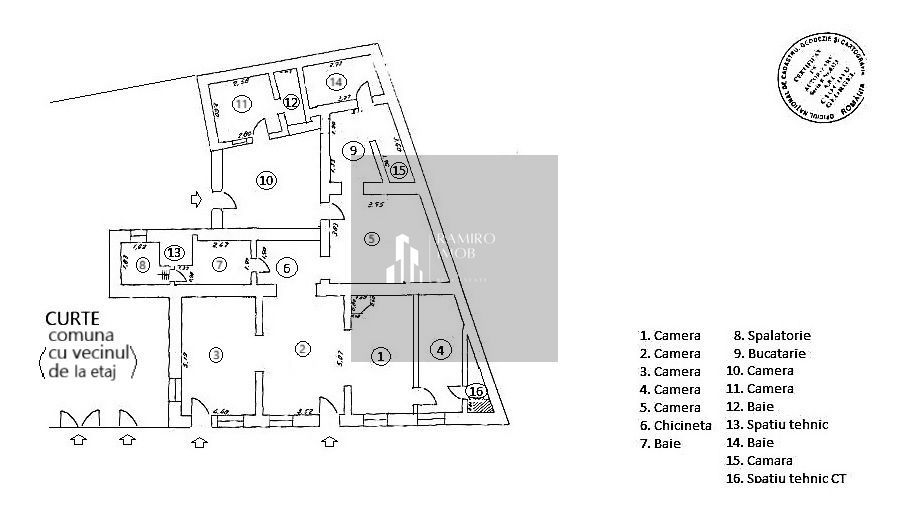 Apartament /casa 146mp 7camere Bulevadul Marasesti -birouri, comercial - Poză 3