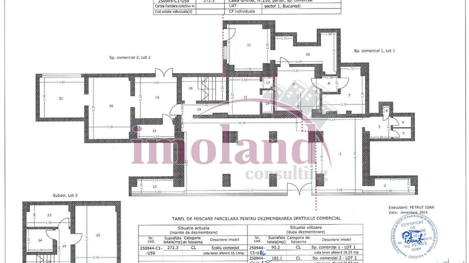 Inchiriere - Spatiu Comercial - 258mp - Calea Grivitei - Schiță 11