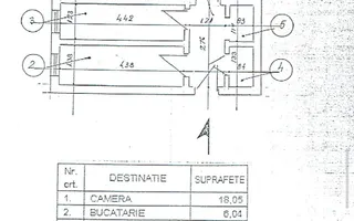 Garsonieră 38 mp | decomandată | 5 min metrou Gorjului - Schiță 12