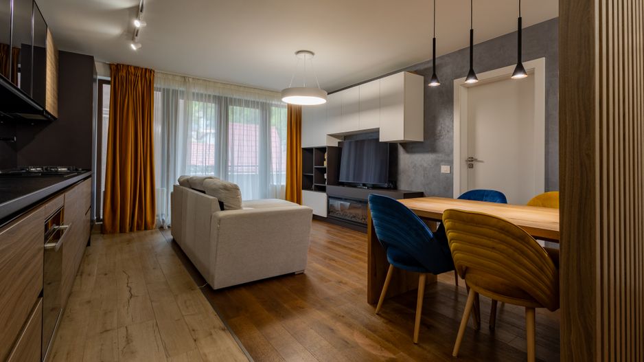 Apartament 2 camere mobilat complet, parcare subterana Schei - Poză 14