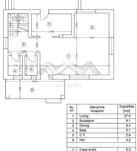 Casă P+1 modernă, finisaje premium, teren 375 mp | Tunari - Schiță 14