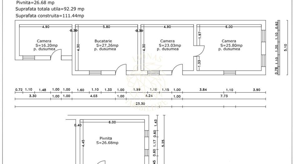 Oportunitate Pensiune+3 Apartamente 443 mp con.-Comision 0% Sighisoara - Poză 11