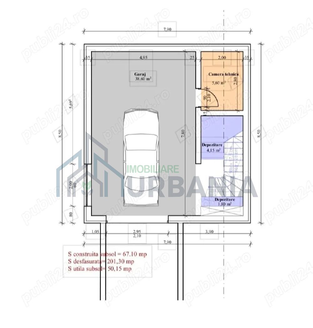 Teren intravilan central Iași, 451 mp, cu autorizație de construcție vila - Poză 2