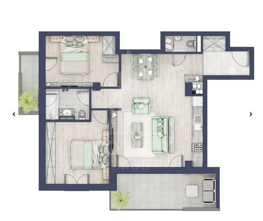 Apartament cu trei camere in Turnisor - Poză 1