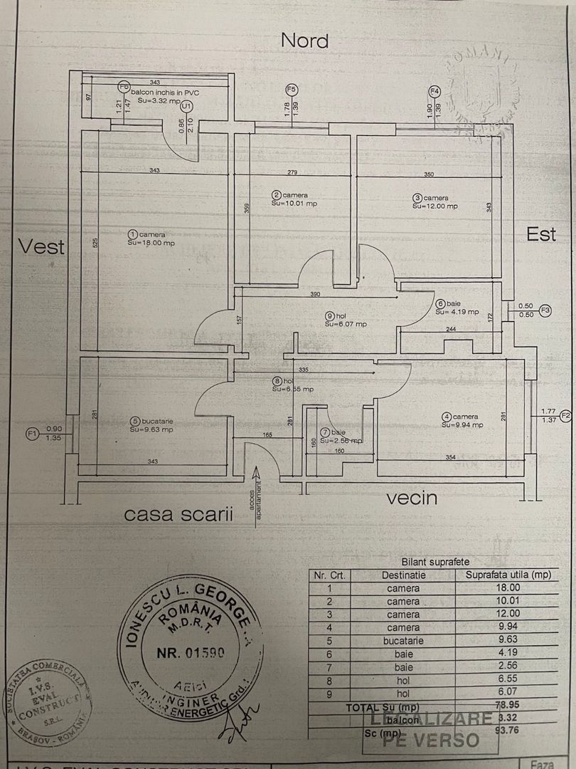 Apartament 4 camere zona LIDL - Harmanului - Poză 13