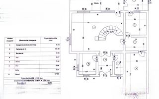 Casa P+M 224mp si teren 1000mp-Romanesti pe principala-2014-Libera - Schiță 10