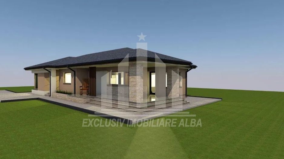 Casa noua pe un singur nivel de vanzare, Barabant - Poză 1