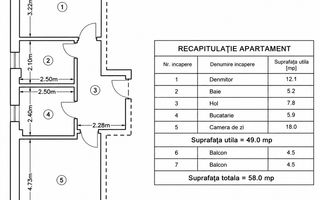 Apartament 2 camere | Rediu | Bloc nou | 2 Balcoane și Parcare Inclusă - Poză 7