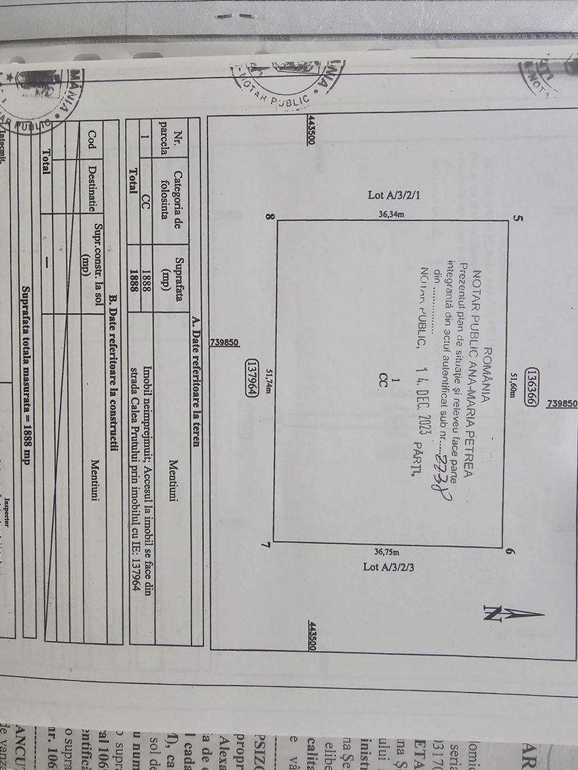 De inchiriat – Teren intravilan 2.077 mp, stradal – zona industriala - Poză 2