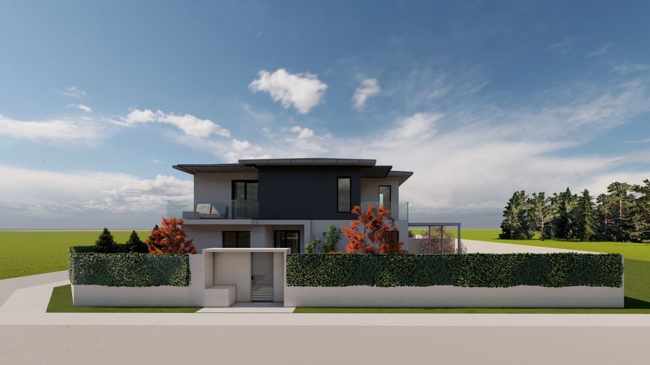 Vila proiect unic, locatie extraordinara, 4 camere, 3 terase, carport - Poză 14